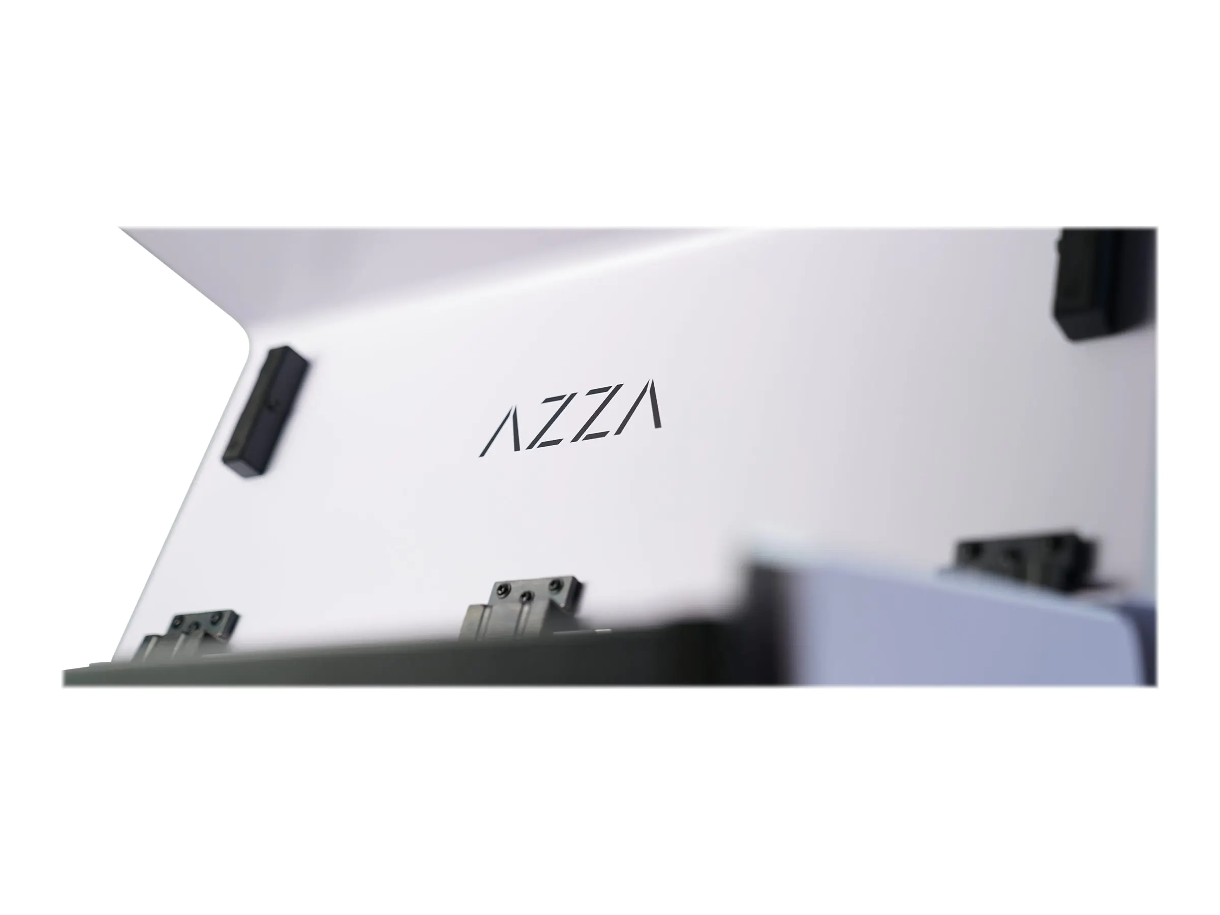 AZZA Cast - Mid tower - ATX - Seitenteil mit Fenster (Stahl) - keine Spannungsversorgung - weiß - USB/Audio