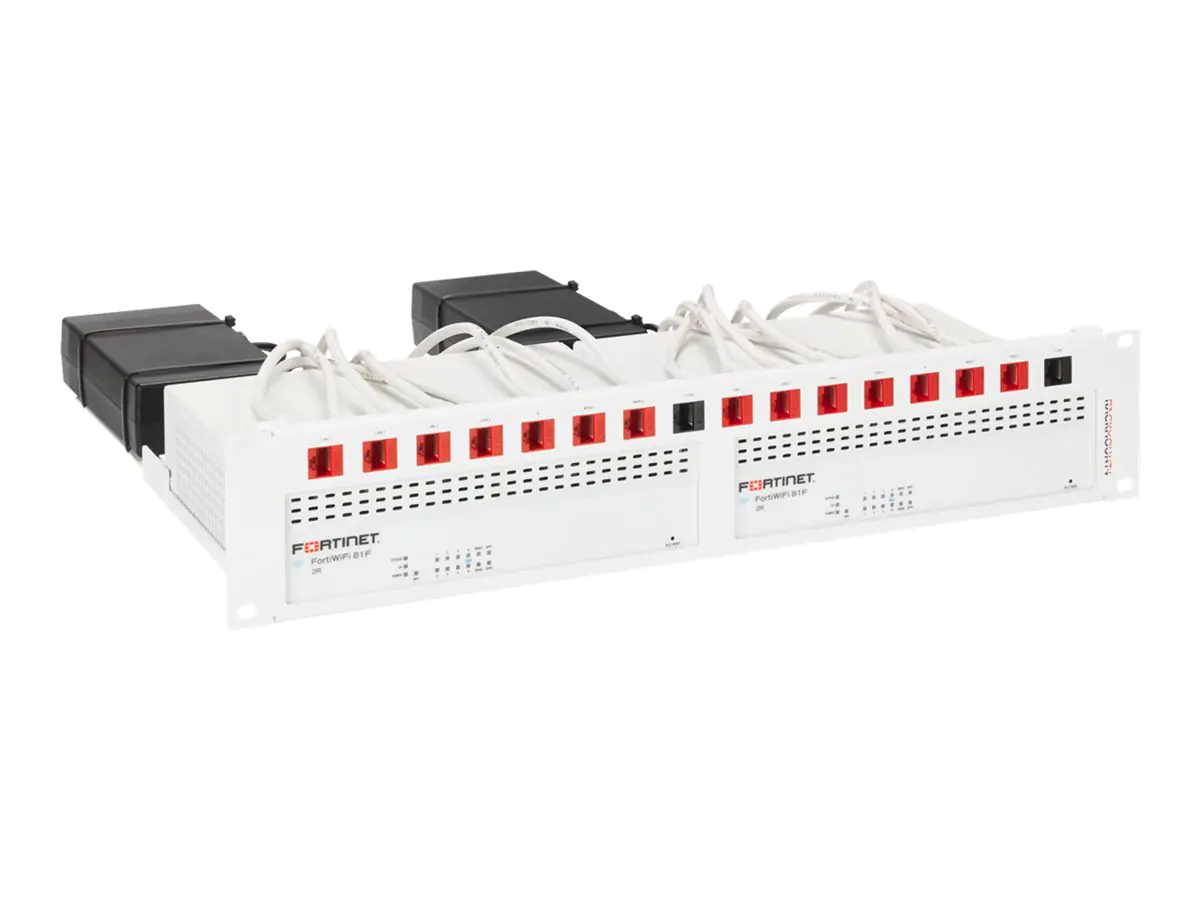 Rackmount.IT RM-FR-T22 - Montagesatz für Netzwerkgeräte - Rack montierbar - Signal White -