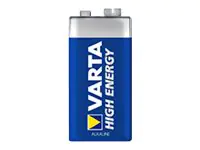 Varta Alkaline 9V Blockbatterie blau (VE à 20 Stk)