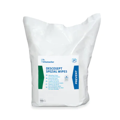 Descosept Desinfektionstücher Spezial Wipes Oberfläche alkoholfrei begrenzt viruzid, bakterizid, levurozid, Papova, Rotaviren 5,5-7,5 100 St./Pack.