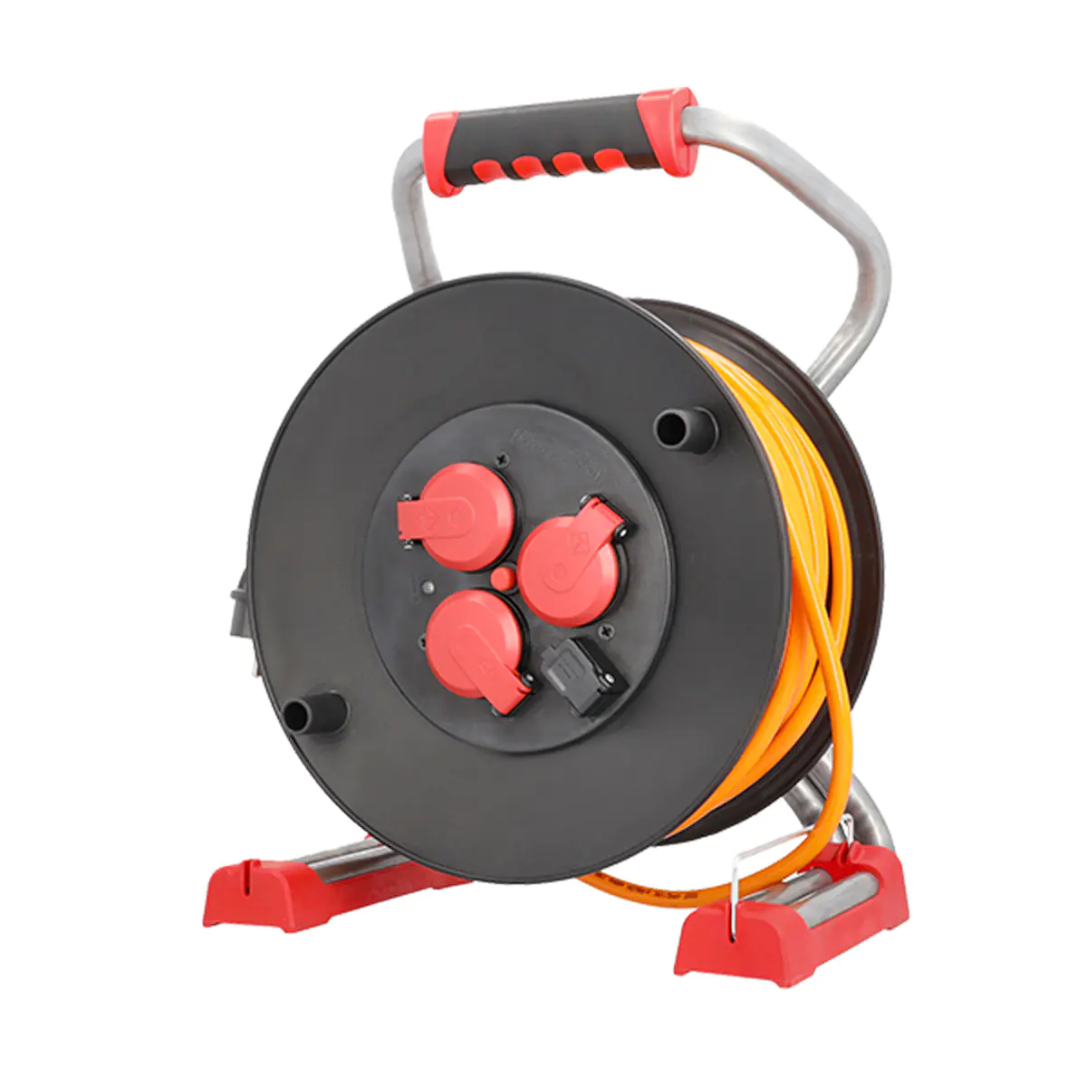 Bachmann 399.193 Profi-Kabeltrommel 3xCEE7/3