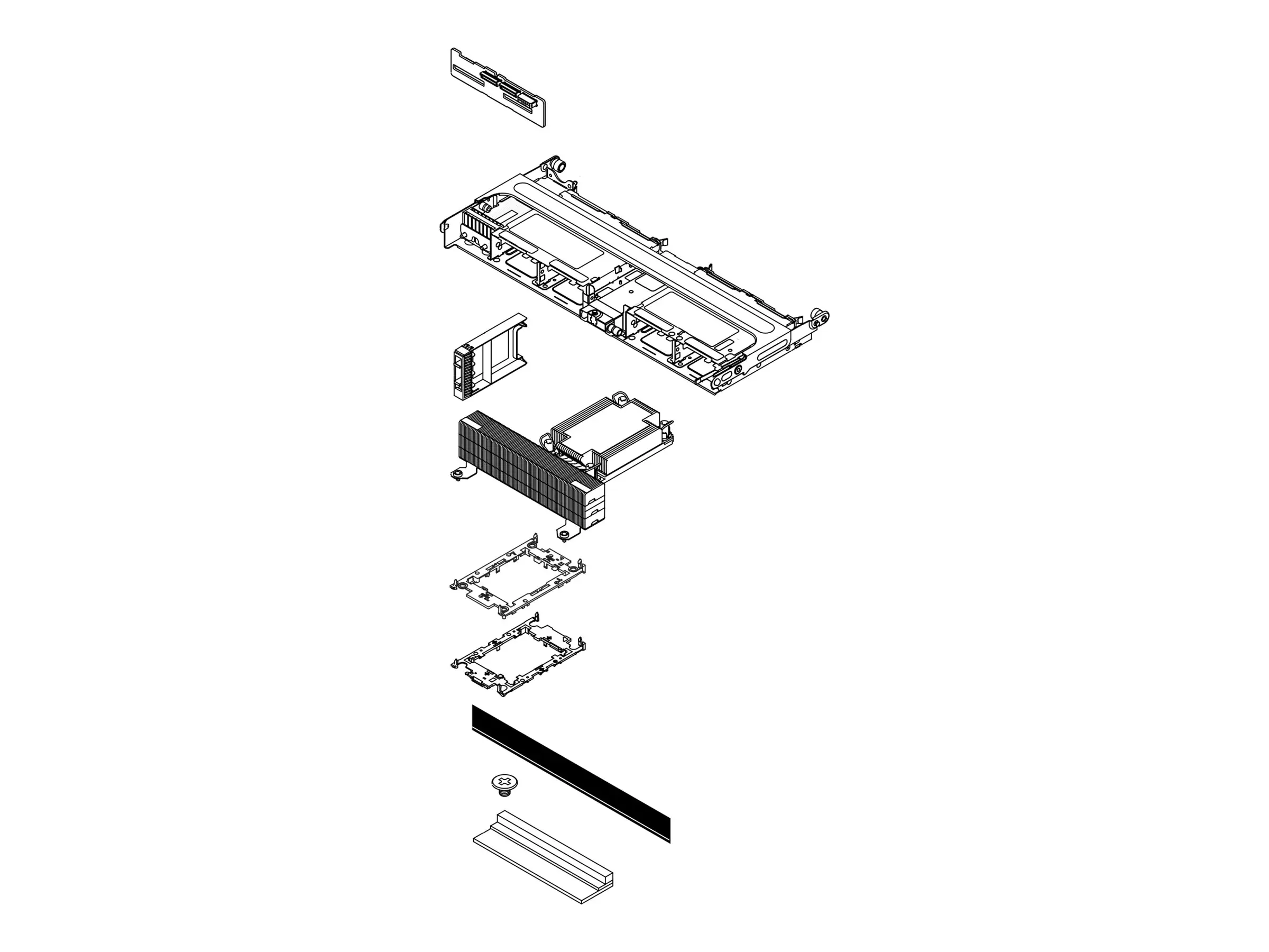 Lenovo Server 4 x 2.5" SAS/SATA Backplane-Kit
