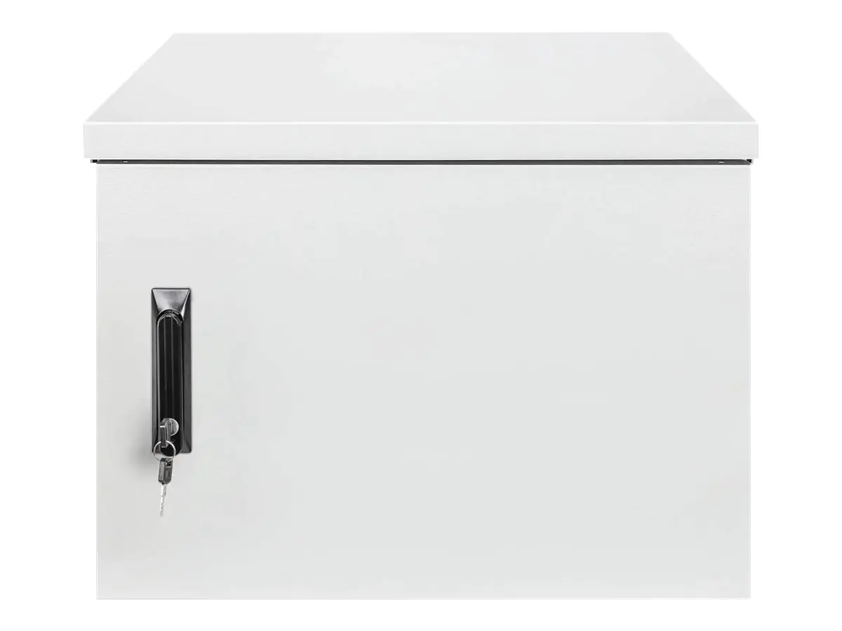 Intellinet - Gehäuse - IP55, mit integrierte Lüfter - geeignet für Wandmontage - Hellgrau, RAL 7035 - 9U - 48.3 cm (19")