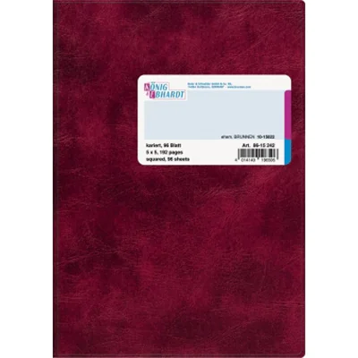 König & Ebhardt Geschäftsbuch 8615242 DIN A5 96Bl. kariert