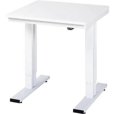 RAU Arbeitstisch Adlatus 300 750 x 720-1.120 x 800 mm (B x H x T) lichtgrau