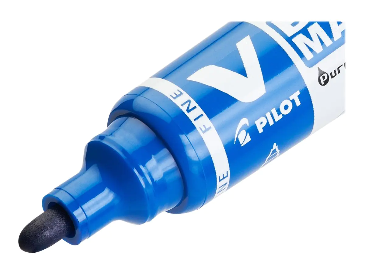 PILOT PEN Pilot V Board Master Begreen - Textmarker - für Whiteboard - Schwarz, Rot, Blau, Grün, Orange - farbstoffbasierte Tinte - 2.3 mm - Mittel (Packung mit 5) WBMA-VBM-M-S5BG