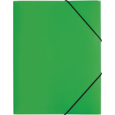 PAGNA Gummizugmappe 21613-05 DIN A4 PP 3Klappen grün
