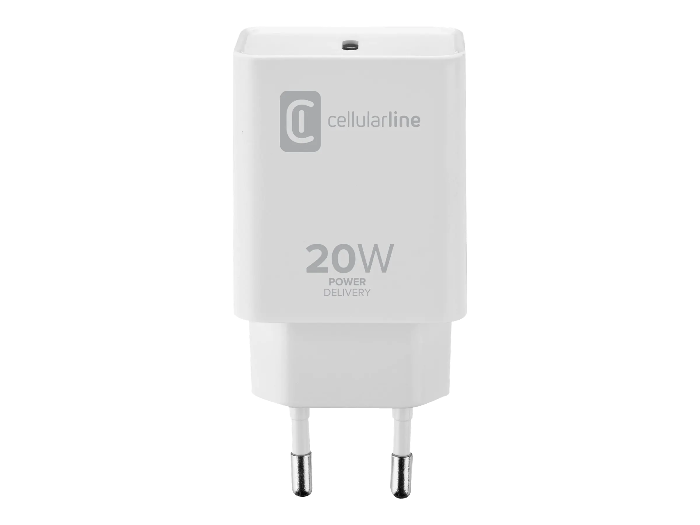 Cellularline ACHIPHUSBCPD20WW - Netzteil - 20 Watt - 3 A - PD (USB-C)