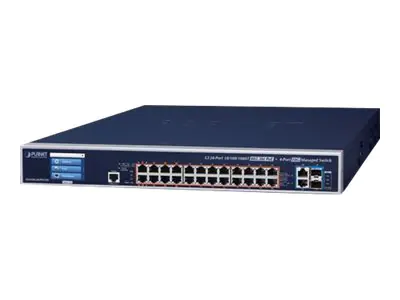 Planet GS-6320-24UP2T2XV - Switch - L3 - managed - 24 x 10/100/1000 (PoE++)