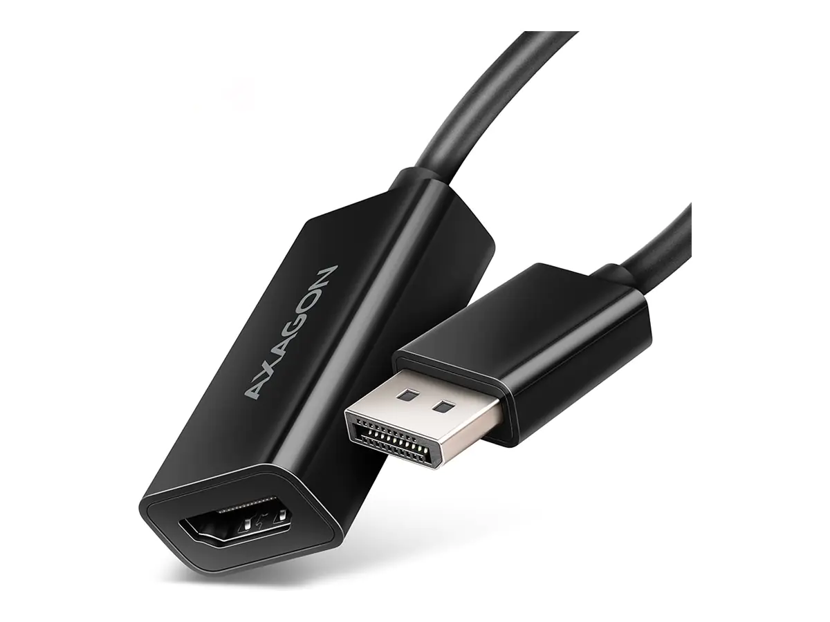 AXAGON RVD-HI20N - Videoadapter - DisplayPort männlich zu HDMI weiblich - Unterstützung für 4K60Hz (3840 x 2160)