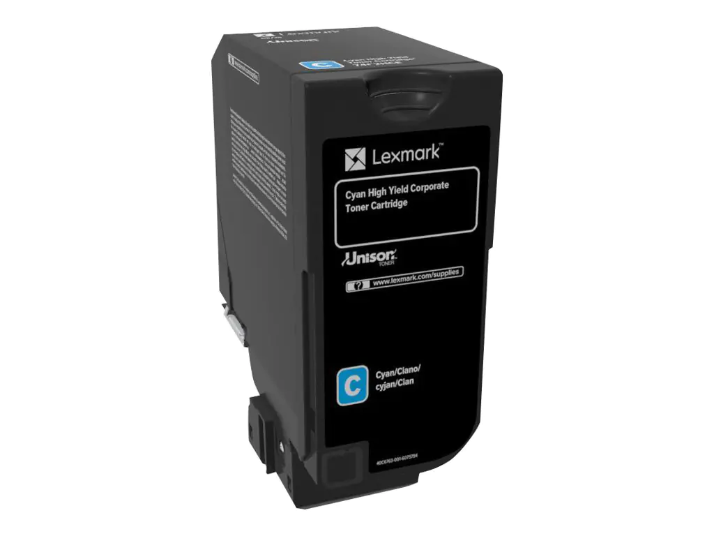 Lexmark - Hohe Ergiebigkeit - Cyan - Original - Tonerpatrone LCCP, Lexmark Corporate - für Lexmark CS725de, CS725dte