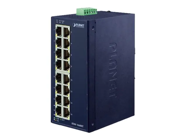 Planet ISW-1600T - Switch - unmanaged - 16 x