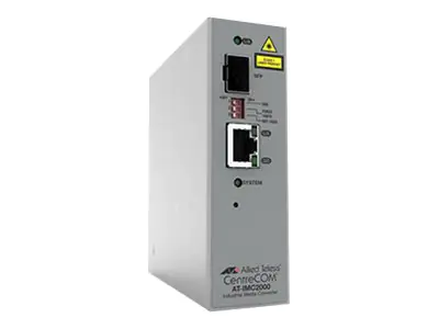 Allied Telesis AT IMC2000T/SP - Industrielle Temperatur - Medienkonverter - 1GbE - 100Base-FX, 1000Base-SX - RJ-45 / SFP (mini-GBIC) - bis zu 2 km - TAA-konform