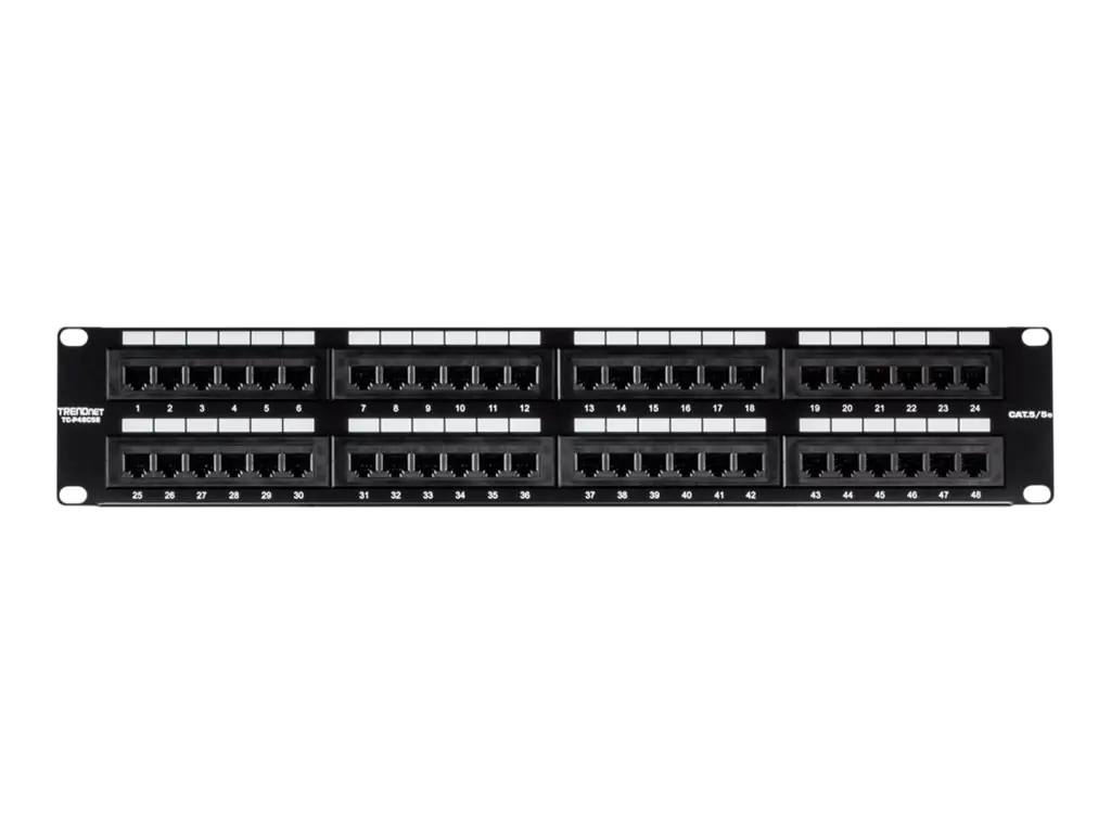 TRENDnet - Patch Panel - CAT 5e - UTP - 48 Ports