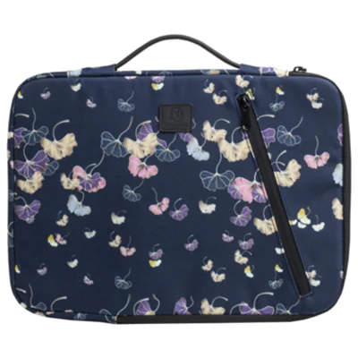 Exacompta Notebookhülle Sleeve 37 x 28 x 2,5 cm (B x H x T) Minifronttasche mit Reißverschluss Polyester, 100 % recycelt mehrfarbig