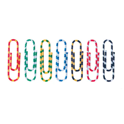 ALCO Büroklammer Zebra 2256-26 28mm rund sortiert 100 St./Pack.