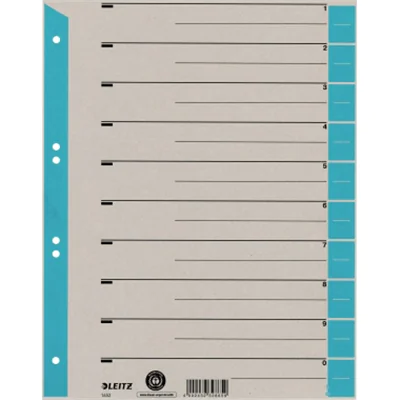 Leitz Trennblatt 16523030 DIN A4 Karton Tab h.bl 25 St./Pack.