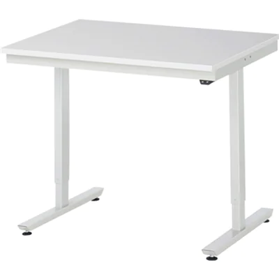 RAU Arbeitstisch Adlatus 150 1.000 x 720-1.120 x 800 mm (B x H x T) lichtgrau