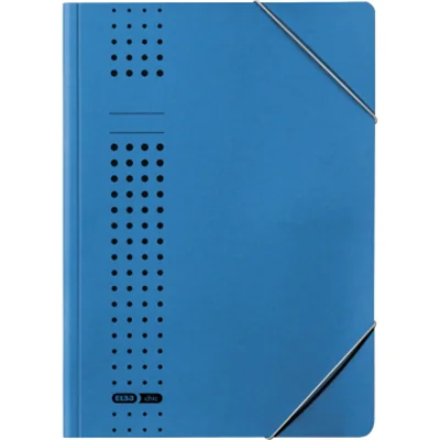 ELBA Eckspanner chic 400010053 DIN A4 150Bl. Karton blau