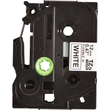 Brother TZe-FX231 - Selbstklebend - Schwarz auf Weiß - Rolle (1,2 cm x 8 m) 1 Kassette(n) laminiertes Band - für P-Touch PT-E550, P900; P-Touch Cube PT-P910; P-Touch Cube Pro PT-P910