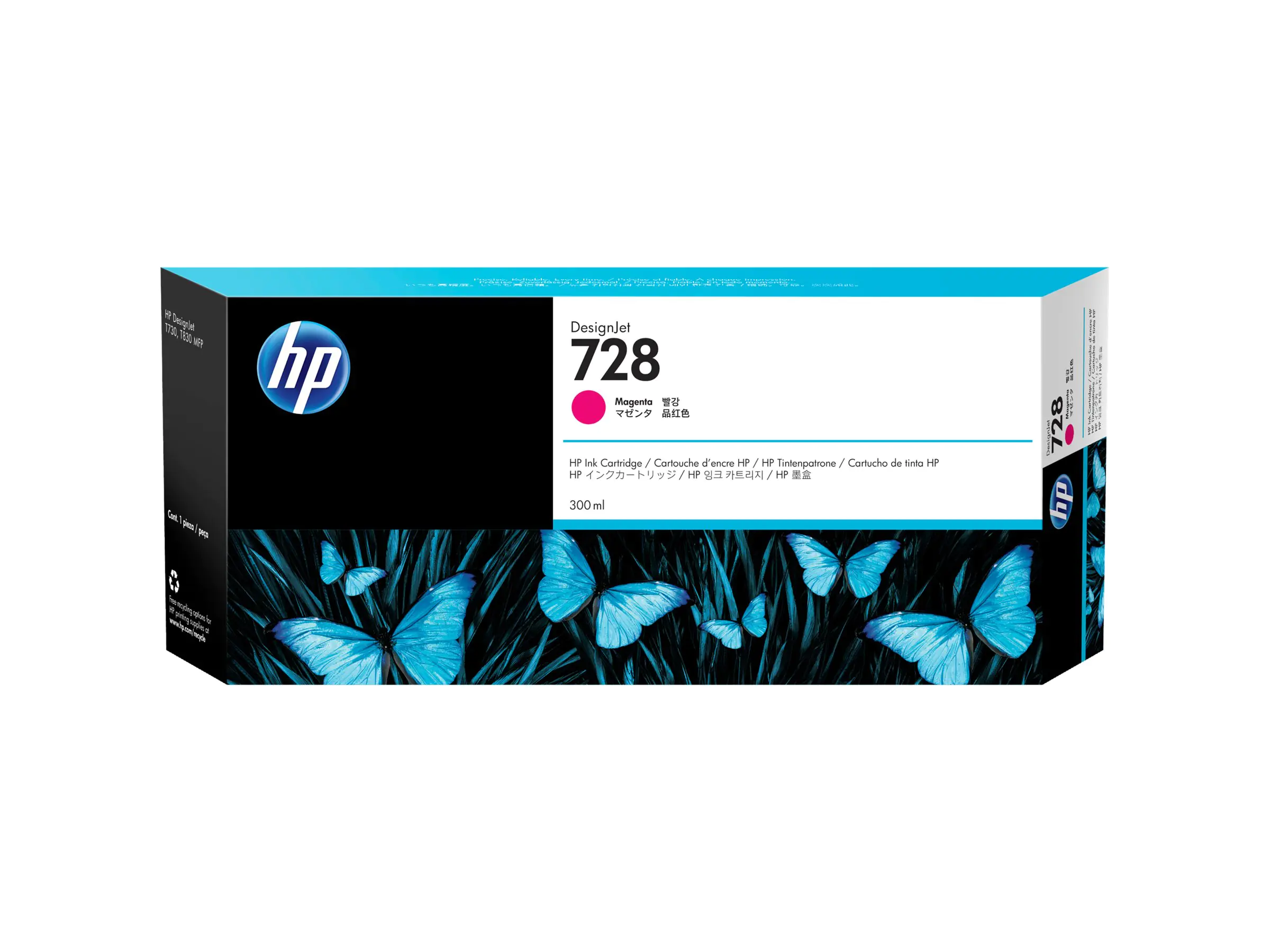 HP 728 - 300 ml - Magenta - original - DesignJet F9K16A