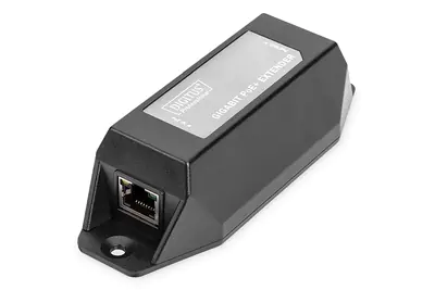 DIGITUS Professional PoE+ Extender - Repeater - GigE - RJ-45 / RJ-45 - bis zu 100 m