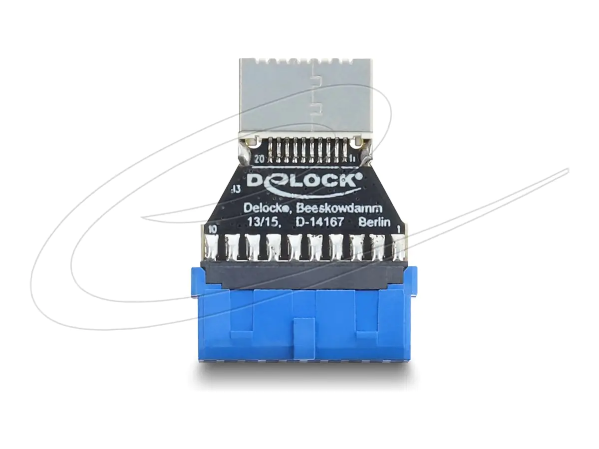 Delock USB-Adapter - 20 pin (W) zu 20-poliger USB Typ E (W)