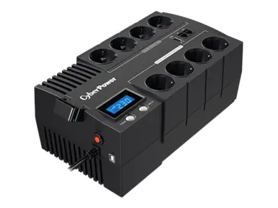 CyberPower BRICs II BR700ELCD - USV - Wechselstrom 230 V - 420 Watt - 700 VA - 7 Ah - USB - Ausgangsanschlüsse: 8