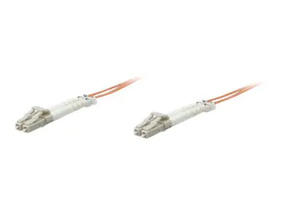 Intellinet Fiber Optic Patch Cable, OM1, LC/LC, 2m, Orange, Duplex, Multimode, 62.5/125 µm, LSZH, Fibre, Lifetime Warranty, Polybag - Patch-Kabel - LC Multi-Mode (M) zu LC Multi-Mode (M) - 2 m - Glasfaser - Duplex - 62,5/125 Mikrometer - orange
