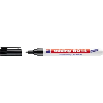 EDDING 8014, Schwarz, Rundspitze, Schwarz, Weiß, 1 mm, -183 - 500 °C, Folie, Glas, Porzellan 4-8014