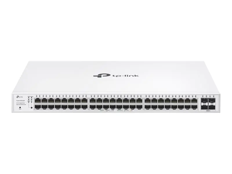 TP-LINK 52-Port Gigabit Smart Switch with 48-Port PoE+ - Switch - 0,1 Gbps
