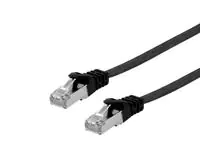Equip 607691 - 2 m - Cat6a - U/FTP (STP) - RJ-45 - RJ-45 - Schwarz