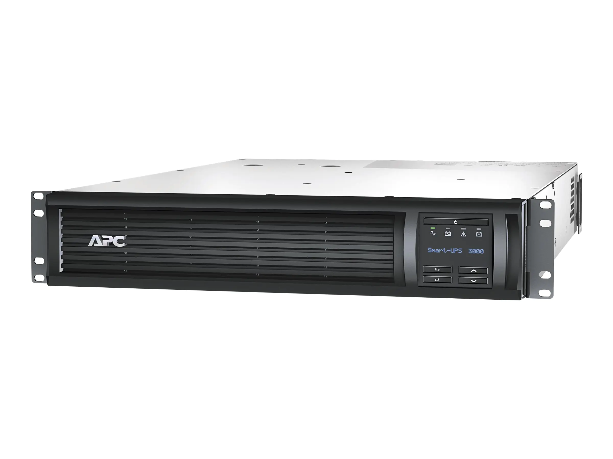 APC Smart-UPS SMT3000RMI2UC - USV (Rack - einbaufähig) - Wechselstrom 220/230/240 V - 2700 Watt - 3000 VA - RS-232, USB - Ausgangsanschlüsse: 9 - 2U - Schwarz - mit APC SmartConnect - für P/N: AR3003, AR3003SP, AR3006, AR3006SP, AR3103, AR3103SP, AR3106,
