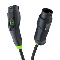 Green Cell Habu - EV-Ladestation - 7 m, 2-in-1, mit GC App - 11 kW - 16 A (IEC 60309) - Schwarz