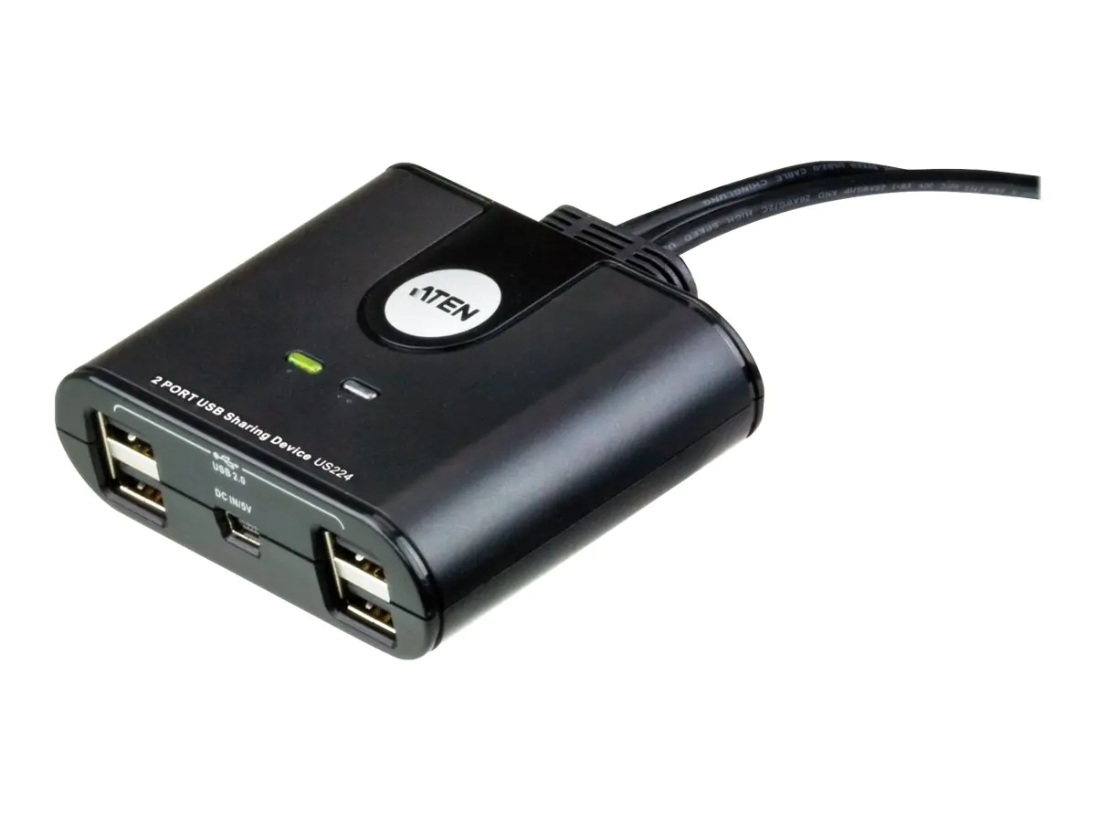ATEN US224 - USB-Umschalter für die gemeinsame Nutzung von Peripheriegeräten - Desktop - für ATEN UEH4002A