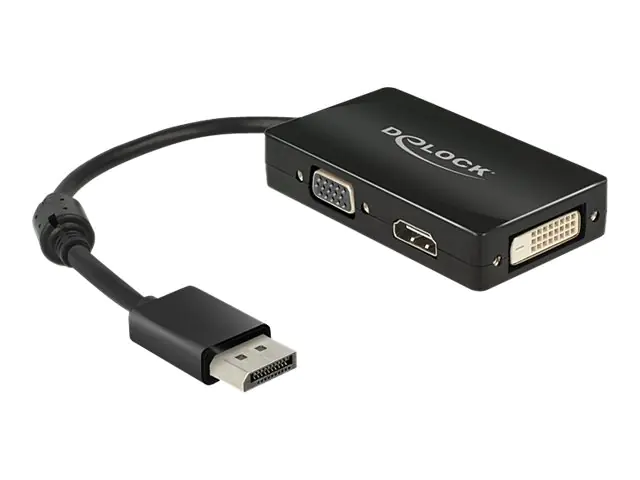 Delock - Videokonverter - DisplayPort - Schwarz