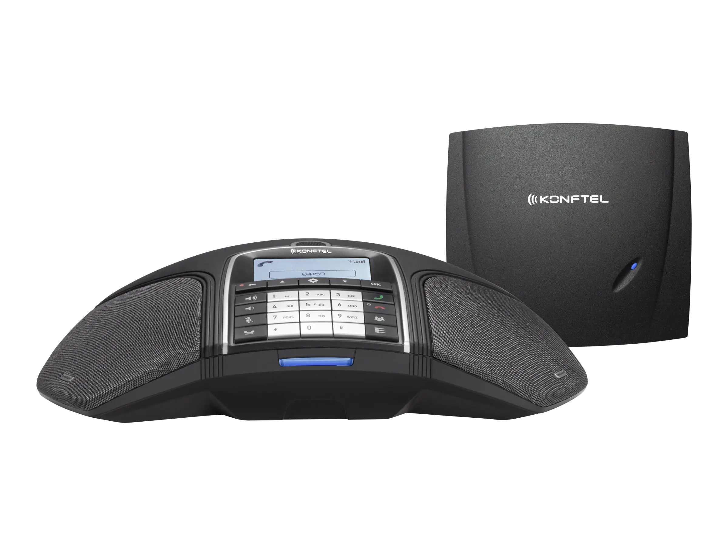 Konftel 300Wx Analog - Schnurloses Konferenztelefon - DECTGAP - dreiweg Anruffunktion - Liquorice Black - für Konftel C50300Wx Hybrid
