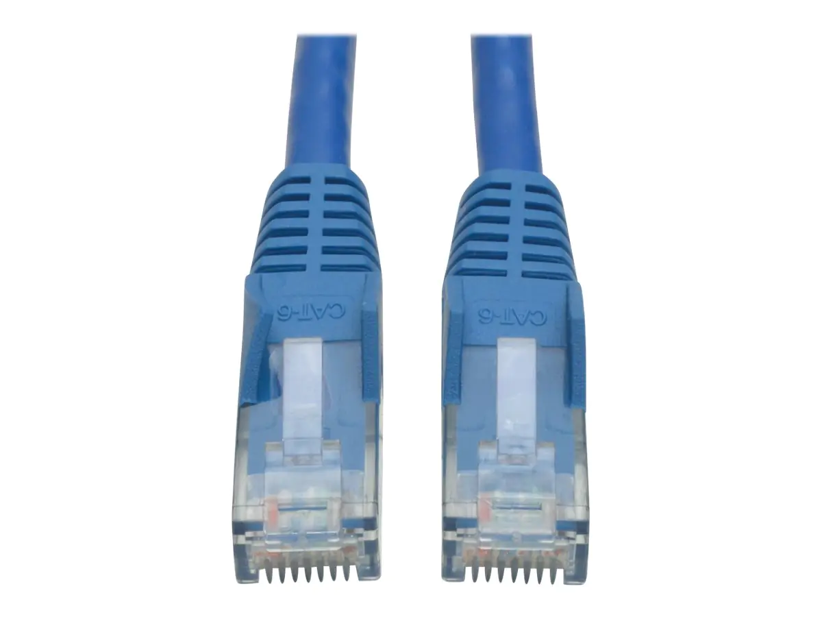 Eaton Tripp Lite Series Cat6 Gigabit Snagless Molded (UTP) Ethernet Cable (RJ45 M/M), PoE, Blue, 5 ft. (1.52 m) - Patch-Kabel - RJ-45 (M) zu RJ-45 (M) - 1.5 m - ungeschirmt - CAT 6 - geschirmt, ohne Haken, verseilt - Blau