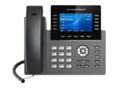 Grandstream GRP2615 - VoIP-Telefon mit Rufnummernanzeige/Anklopffunktion - IEEE 802.11a/b/g/n/ac (Wi-Fi) - dreiweg Anruffunktion - SIP, RTCP, RTP, SRTP - 6 Leitungen - 4 Leitungen