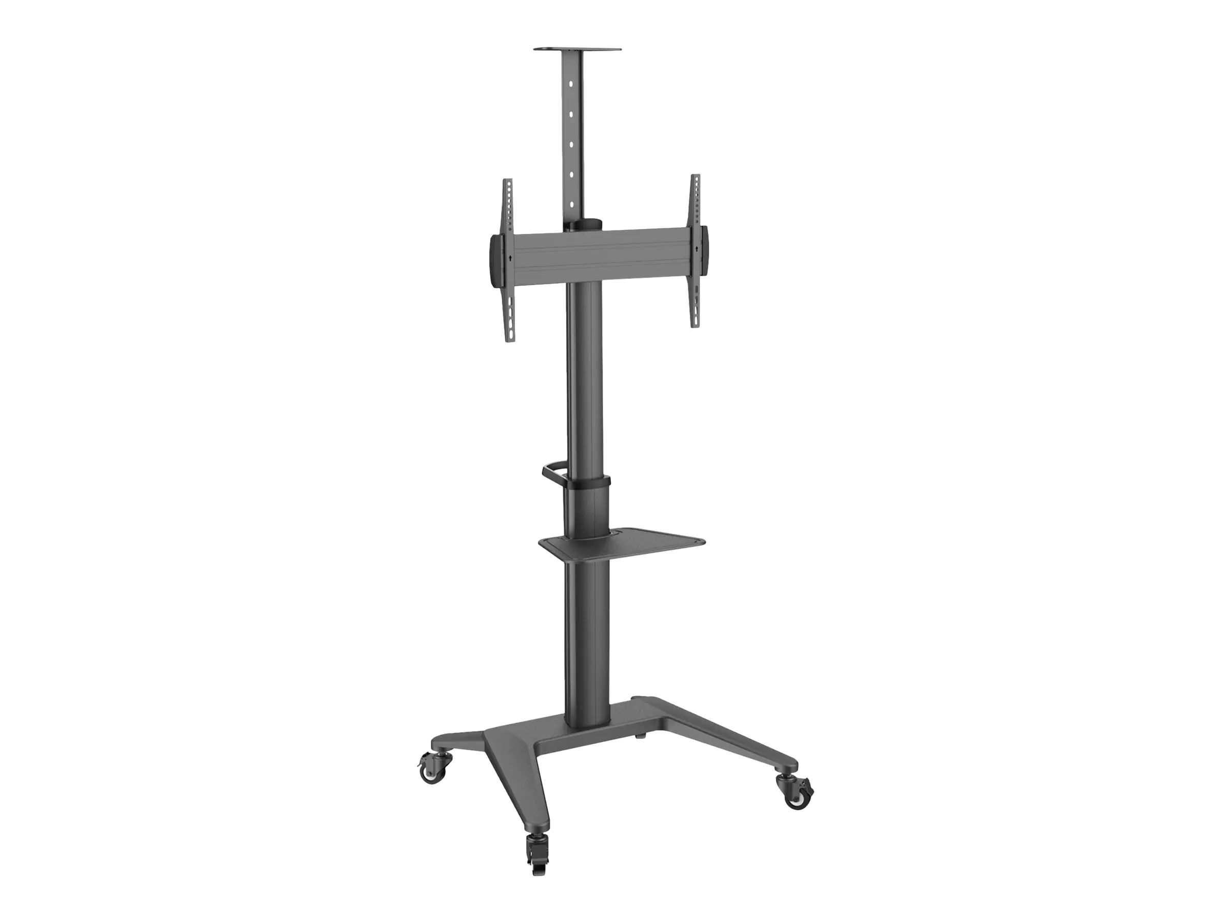 PureMounts DS PDS-0002C - Wagen - full-motion - für TV / AV-Gerät / Kamera - Kunststoff, Aluminium, Stahl - mattschwarz - Bildschirmgröße: 94-203 cm (37"-80")