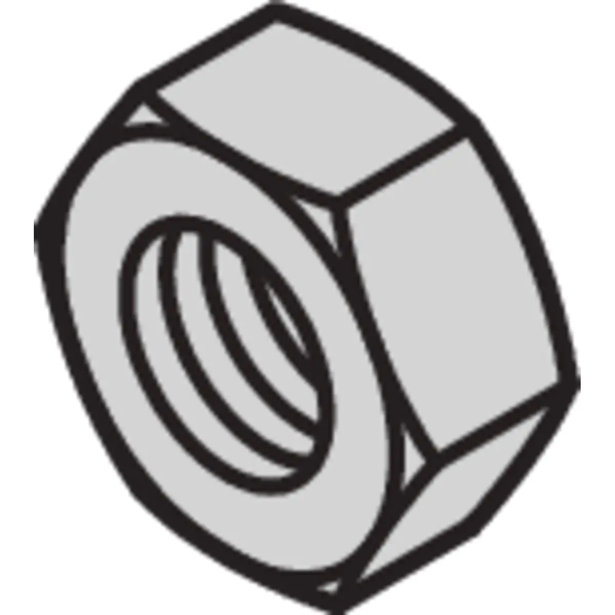 Schroff NUT HEXAGON M4 DIN934(100PC)