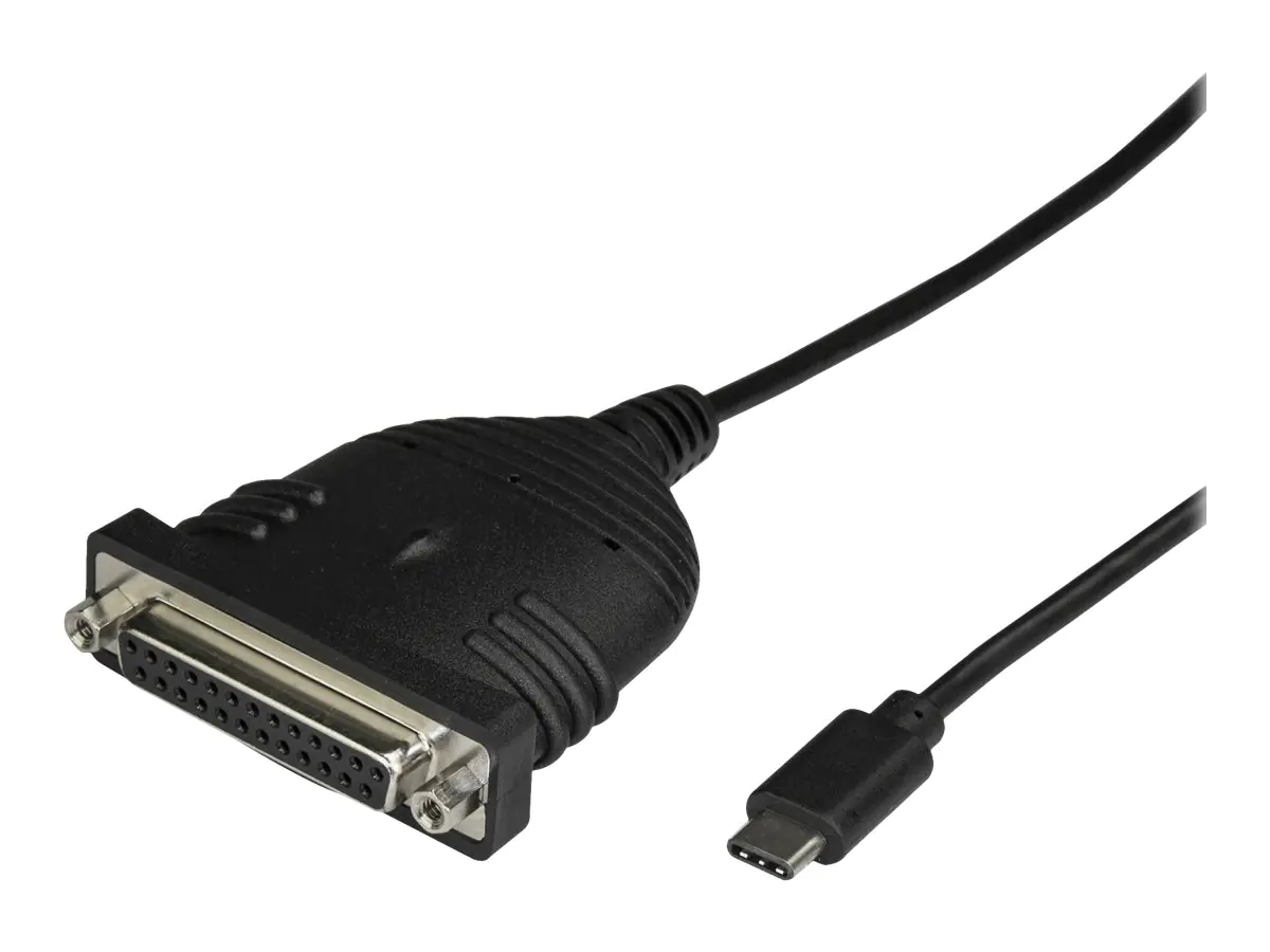 StarTech USB-C auf Parallel Druckerkabel - USB zu DB25 - Druckerkabel Adapter - USB C Druckerkabel - Bus Powered - USB-/Parallelkabel - USB-C (M) bis DB-25 (W) - 183 cm