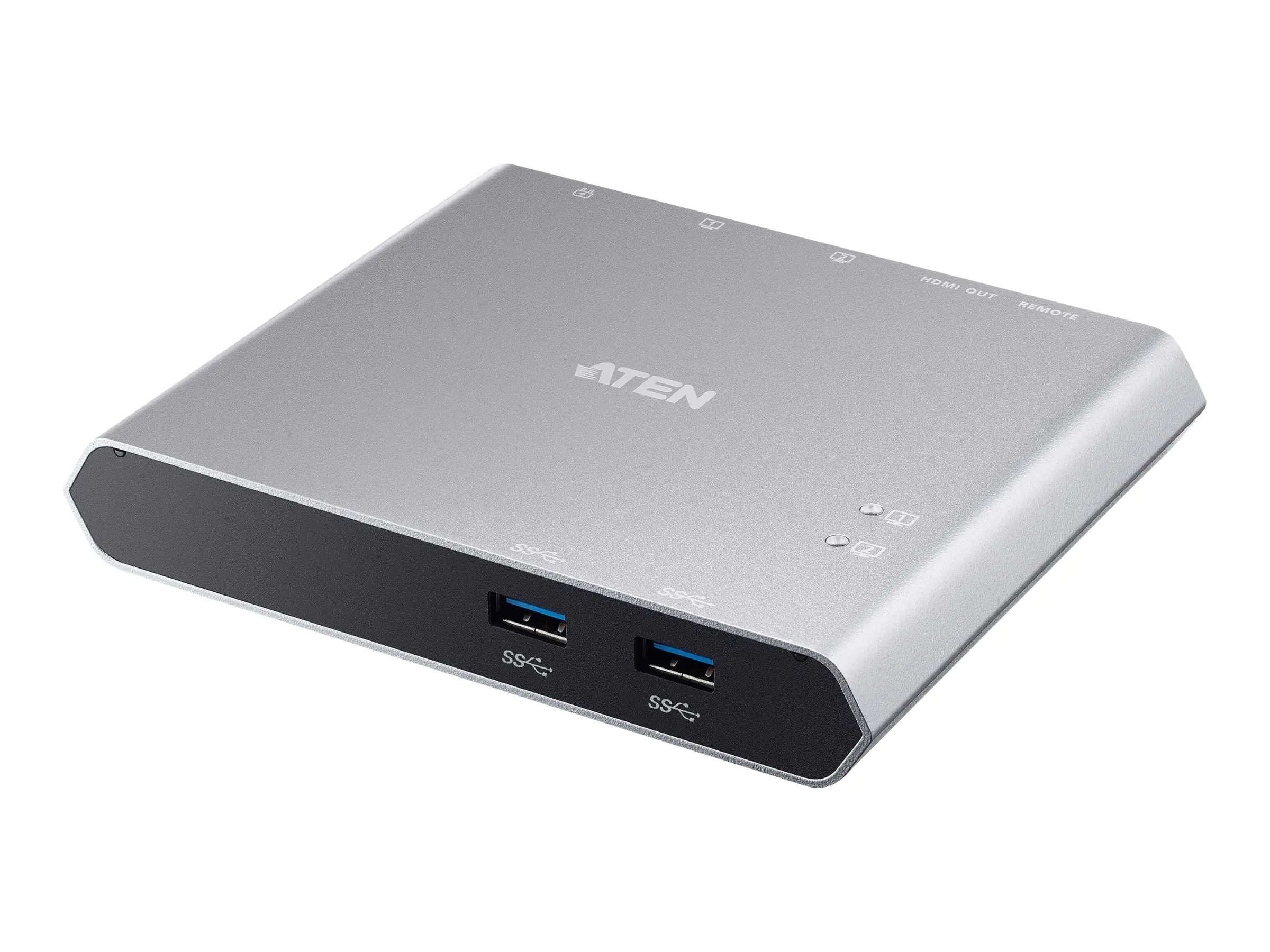 ATEN US3310 - Video-/Audio-/USB-Schalter - 2 x USB 3.2 Gen 1 - Desktop