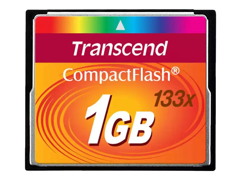 Transcend - Flash-Speicherkarte - 1 GB - 133x - CompactFlash
