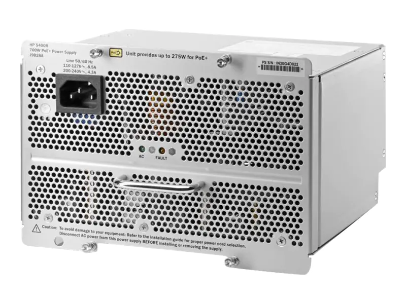 HPE Aruba - Netzteil (Plug-In-Modul) - 700 Watt - Europa - für HPE Aruba 5406R, 5406R 8-port, 5412R, 5412R 92