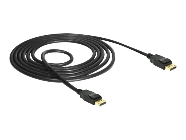 Delock - DisplayPort-Kabel - DisplayPort (M) zu DisplayPort (M) - DisplayPort 1.2a - 1.5 m - 4K Unterstützung - Schwarz