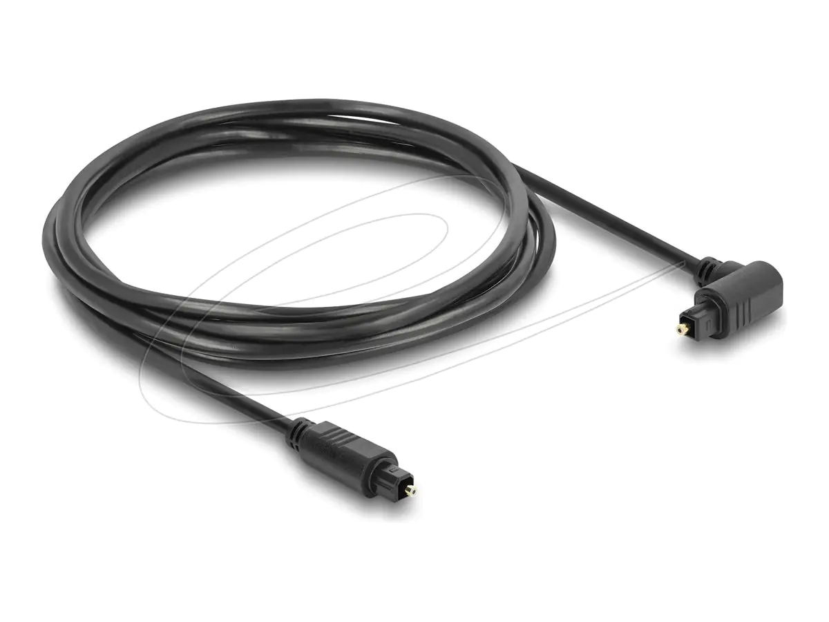 Delock Digitales Audio-Kabel (optisch) - TOSLINK männlich gewinkelt zu TOSLINK männlich