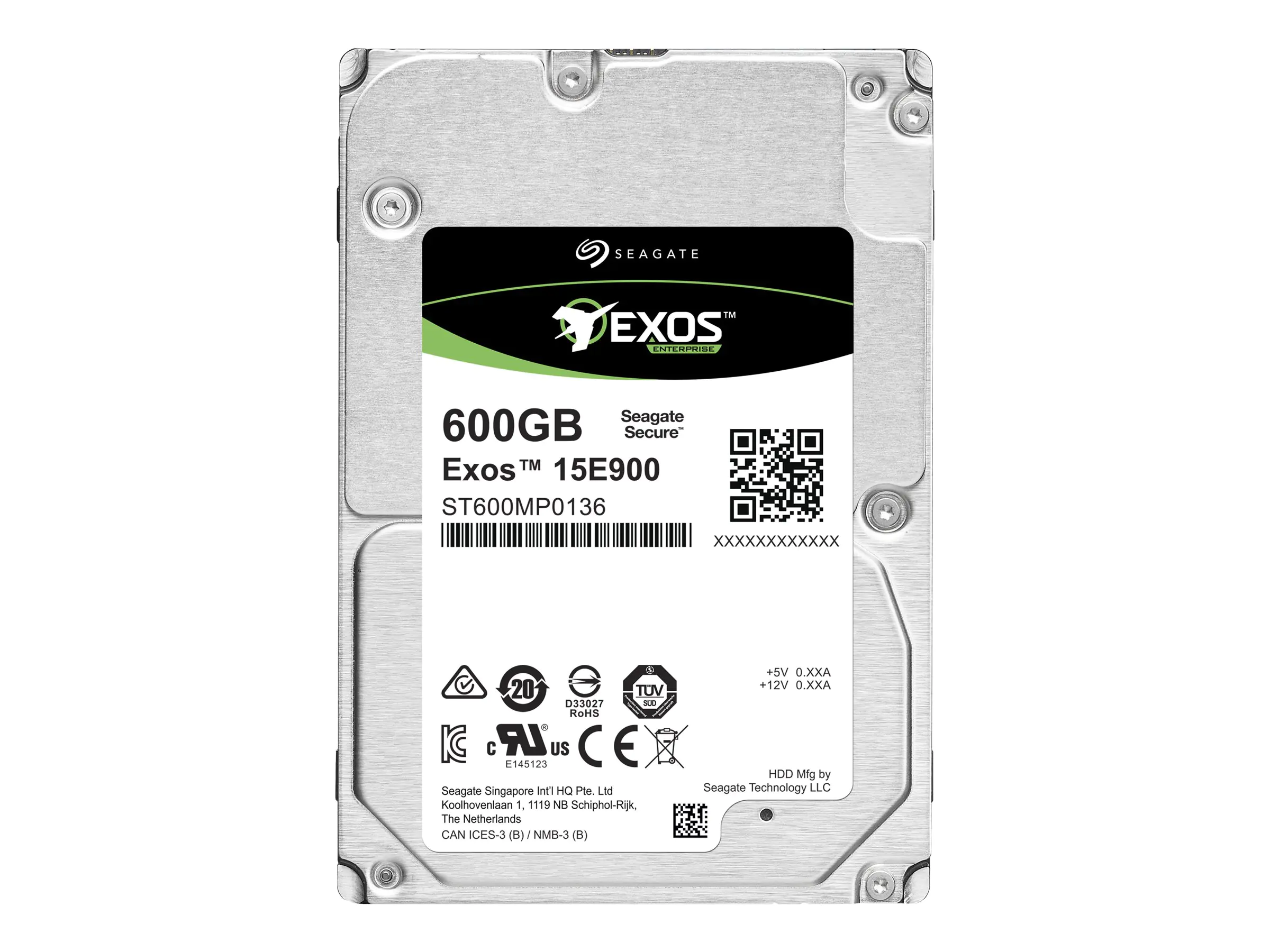 Seagate EXOS 2.5 1500RPM 600GB SAS - Festplatte - Serial Attached SCSI (SAS)