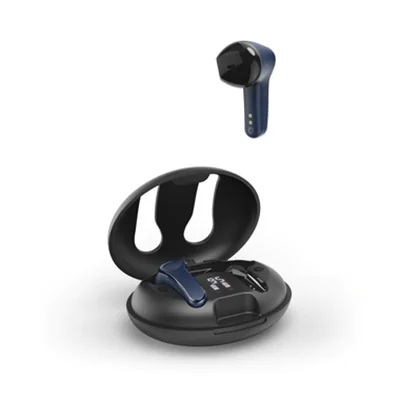 Hama Kopfhörer Spirit Unchained In-Ear Smartphone 10m Akku inkl. Ladebox, USB-C Ladekabel blau