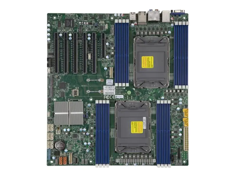 SUPERMICRO X12DAi-N6 - Motherboard - E-ATX - LGA4189-Sockel - C621A Chipsatz - USB-C Gen2, USB 3.2 Gen 2, USB 3.2 Gen 1 - 2 x Gigabit LAN - Onboard-Grafik - HD Audio (8-Kanal) - für SC745 BAC-R1K23B-SQ